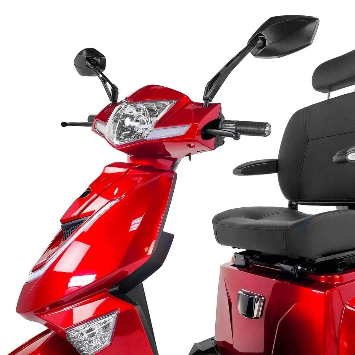 3 Wheel Mobility Scooter 300 lb. Weight Capacity Red L2545