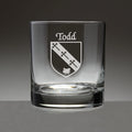 Set of 4 Etched Tumbler Glasses I451