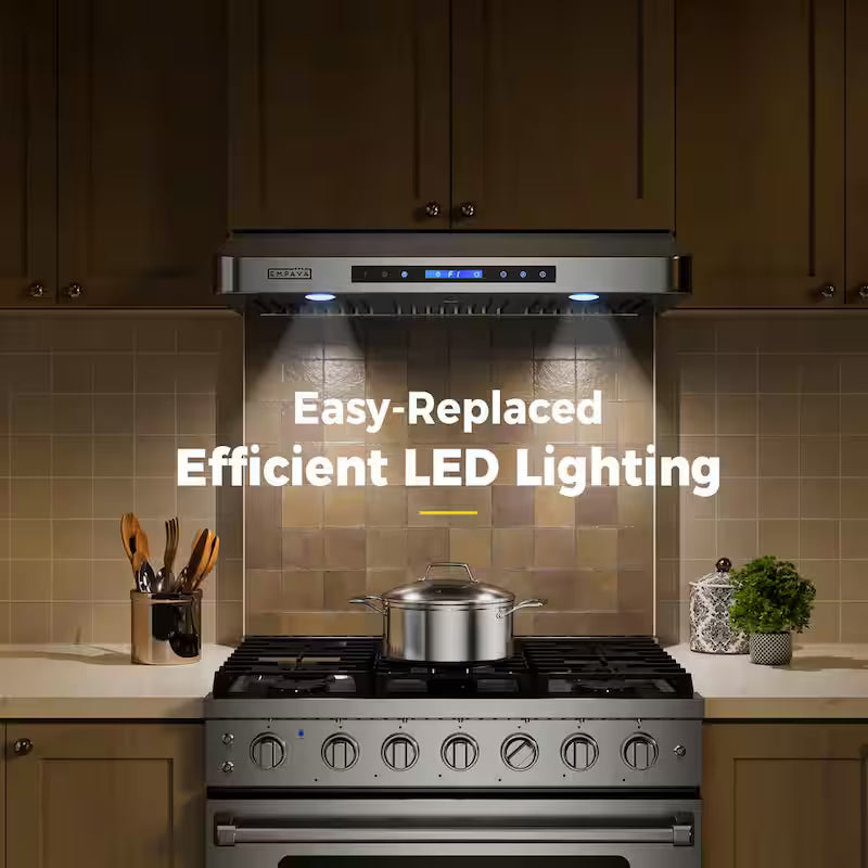 36 in. 500 CFM Ducted Under Cabinet Range Hood in Stainless Steel with Permanent Filters R809862