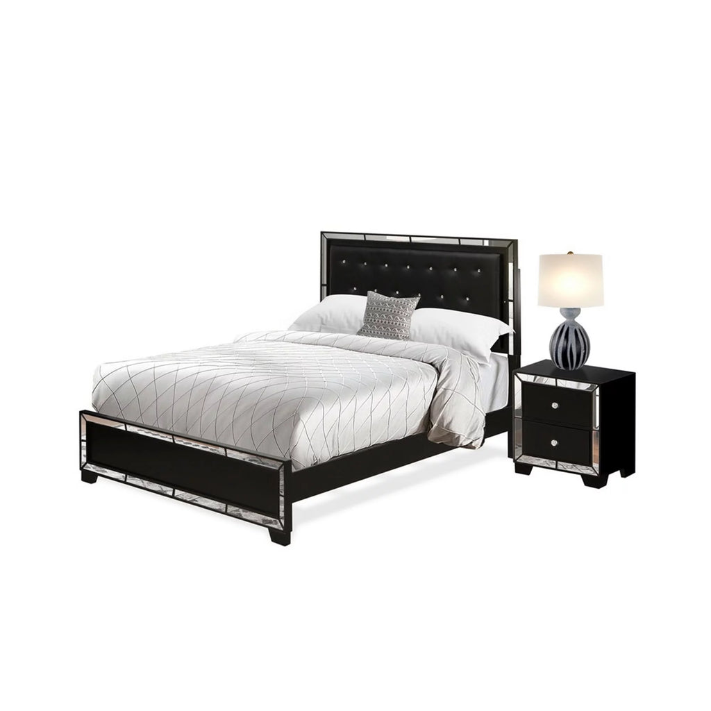 2-Piece Queen Wood Bedroom Set X2364