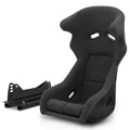 Black Racing Bucket Seat with Adjustable Slide L105942