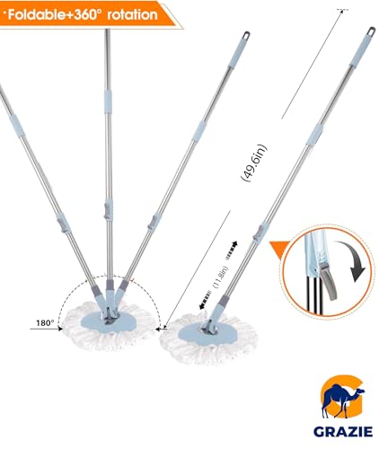 Spin Mop and Bucket with Wringer Q4999