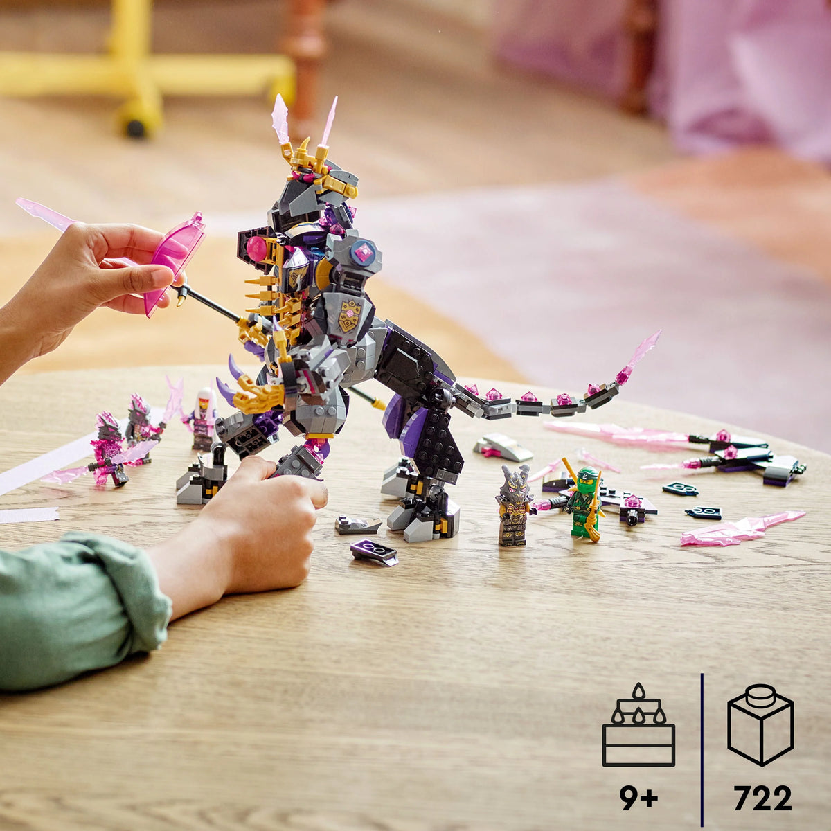 Building Toy Set with Posable Centaur Action Figure and Minifigure C376376