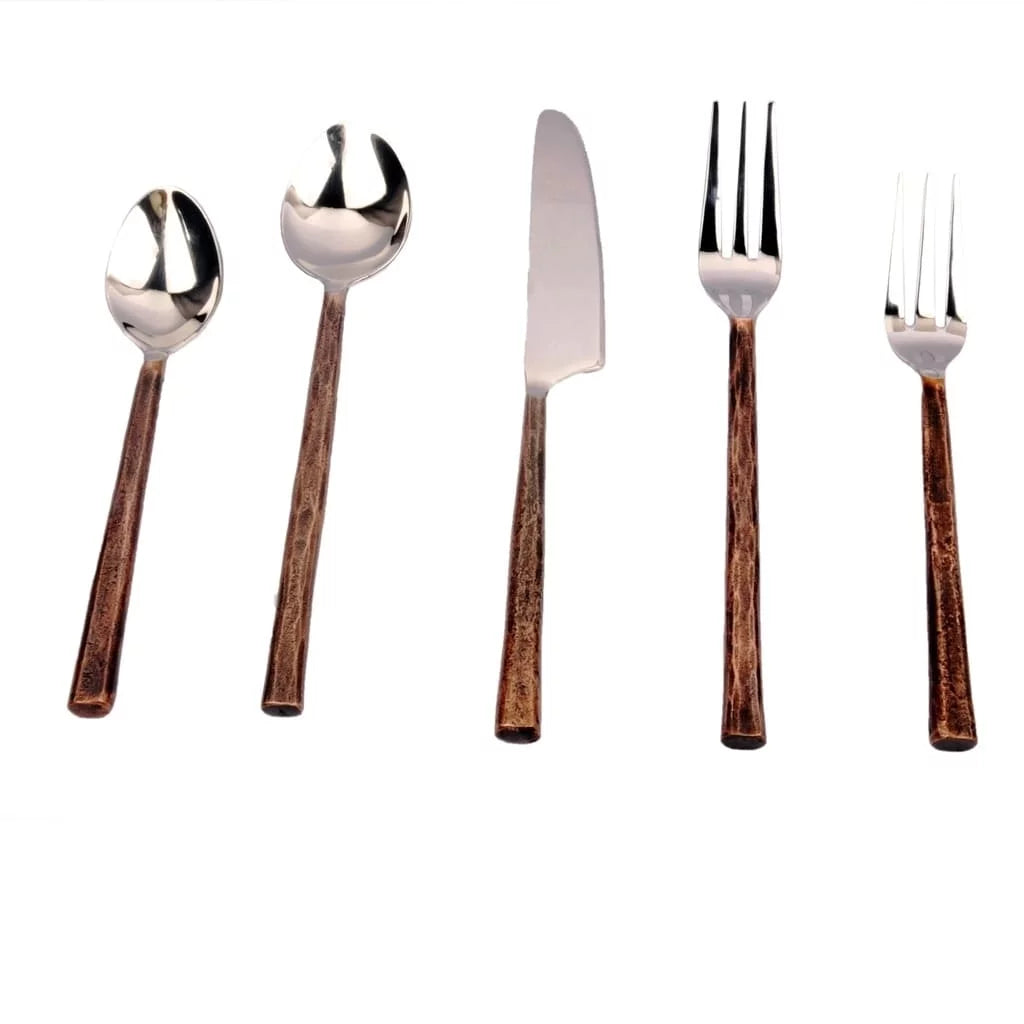 Copper Antique 20-piece Flatware Set A729778