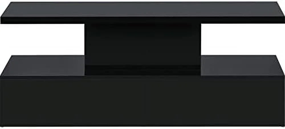 Modern High Glossy LED Coffee Table with 16 Colors Lights D554