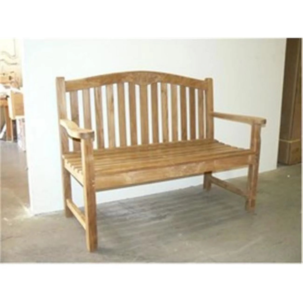 50 Inch Round Teak Bench D76969