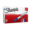 Blue Fine and Ultra Fine Permanent Markers 12 Count W29306