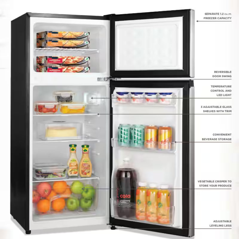 4.5 cu. ft. 2-Door Mini Refrigerator with Freezer L18503
