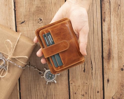 Genuine Leather Slim Card Holder Wallet E431