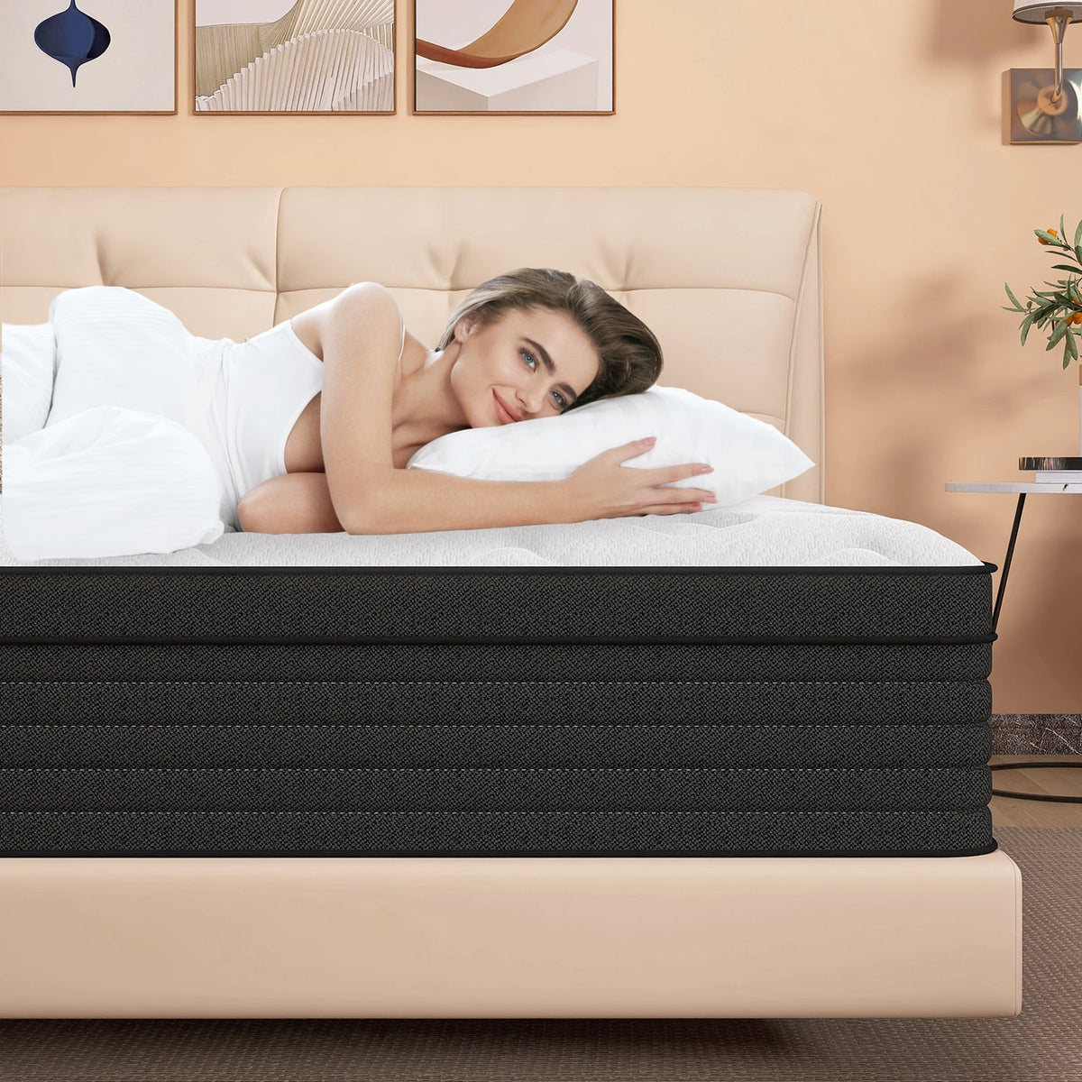 14 inch Hybrid Gel Memory Foam Pocket Spring Twin Mattress P4870