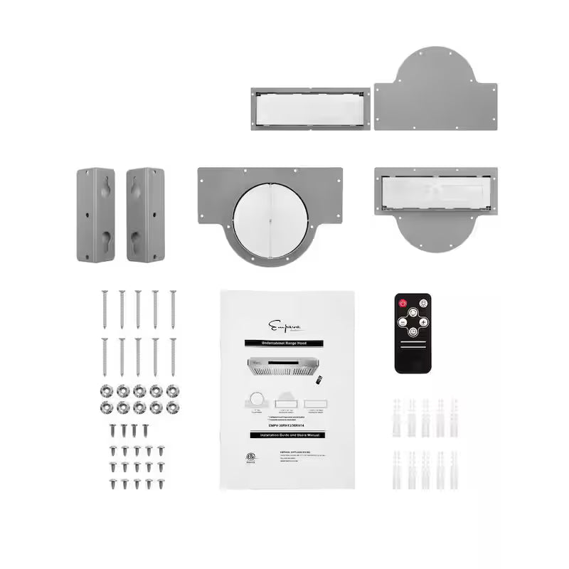 36 in. 500 CFM Ducted Under Cabinet Range Hood in Stainless Steel with Permanent Filters R809862