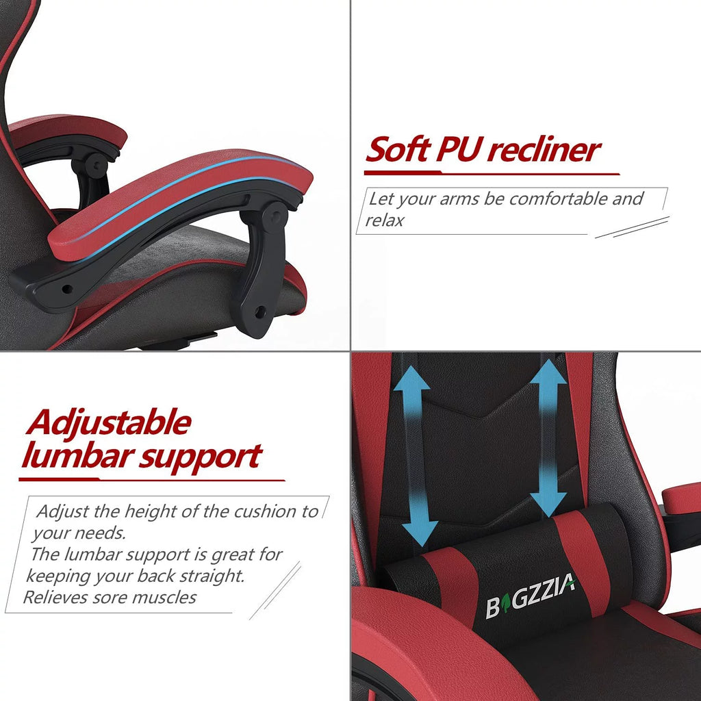 Red Adjustable Gaming Chair K8398