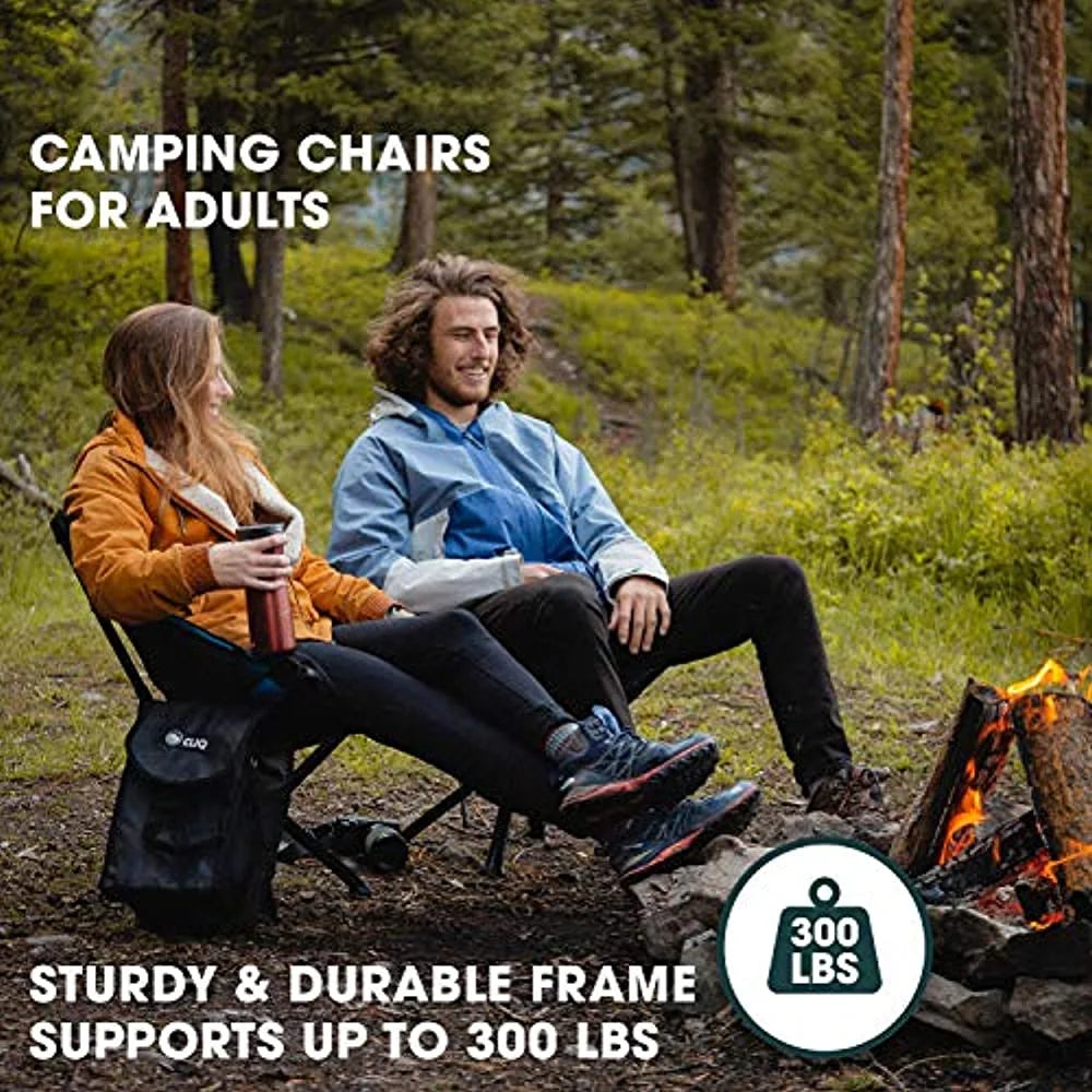 Portable Collapsible Camping Chair Supports 300 Lbs Z5351