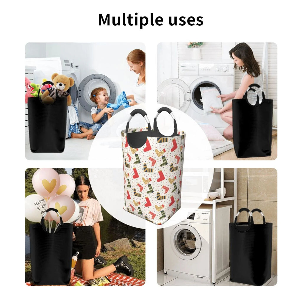Collapsible Laundry Basket Hamper 50L R3213