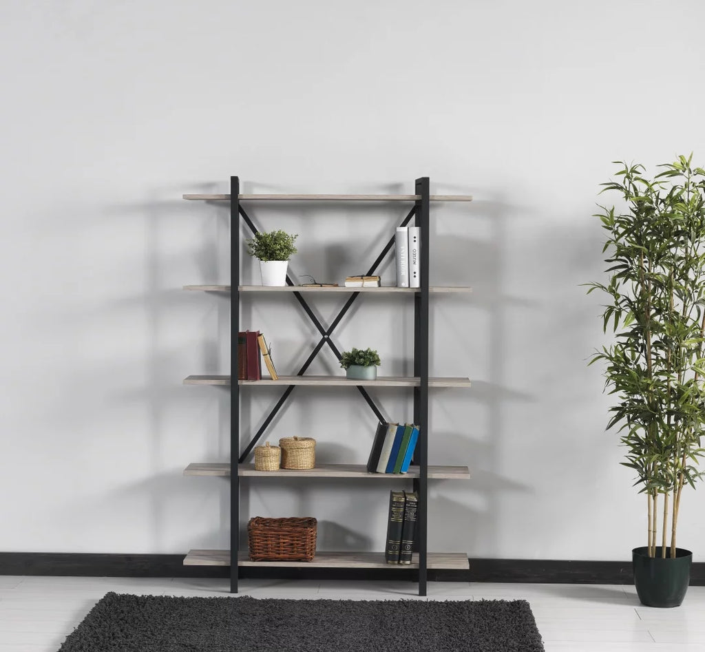 5 Tier Metal Bookshelf N277
