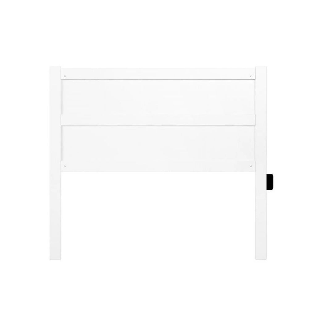White Wood Full Headboard N60506