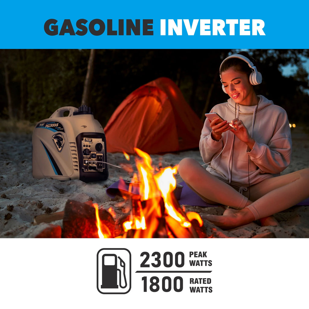 2300-Watt Super Quiet Gas Powered Inverter Generator N73669