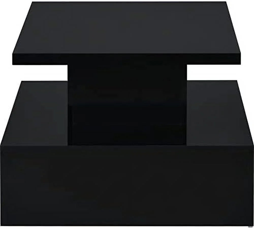 Modern High Glossy LED Coffee Table with 16 Colors Lights D554