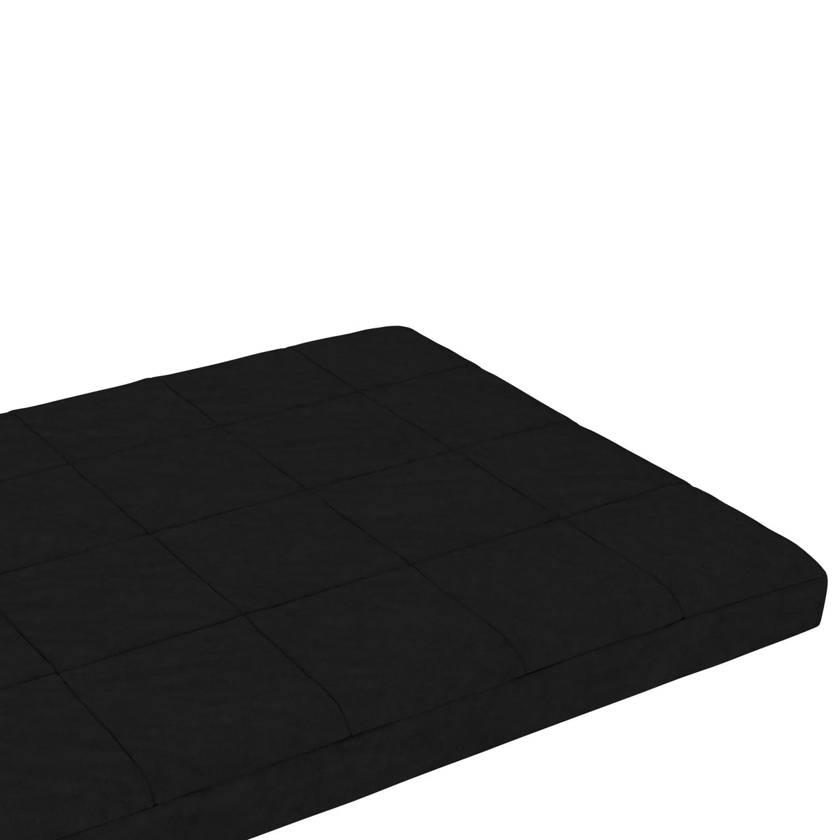 Black Full Size Quilted Microfiber Futon Mattress V7796