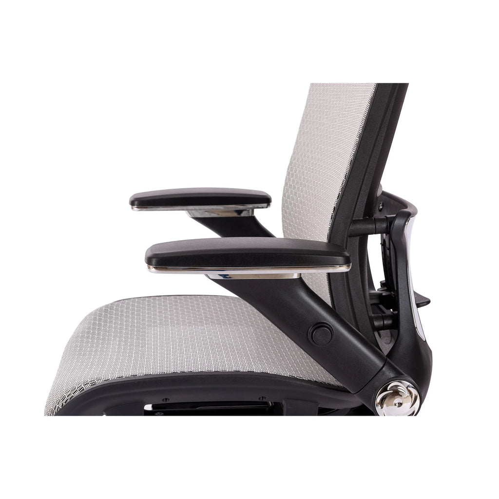 Grey Ergonomic Mesh Office Chair with Lumbar Support K8407