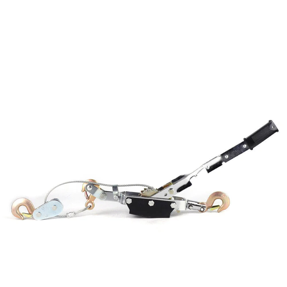 5 Ton Heavy Duty Power Puller Winch Pull Hoist with Cable 3 Hooks 2 Gears O69193