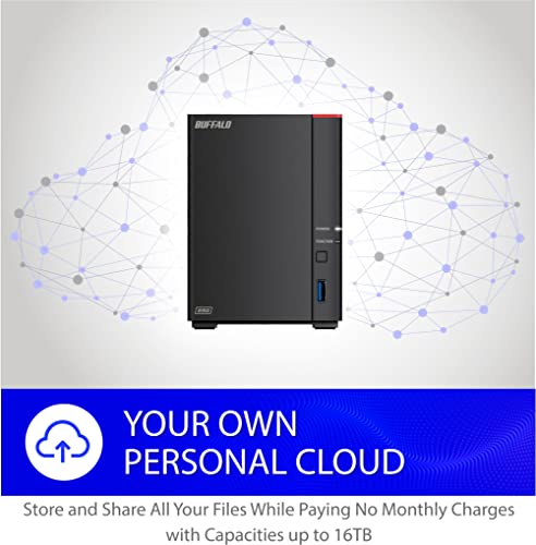 2-Bay NAS 4TB with Hard Drives Included J91068