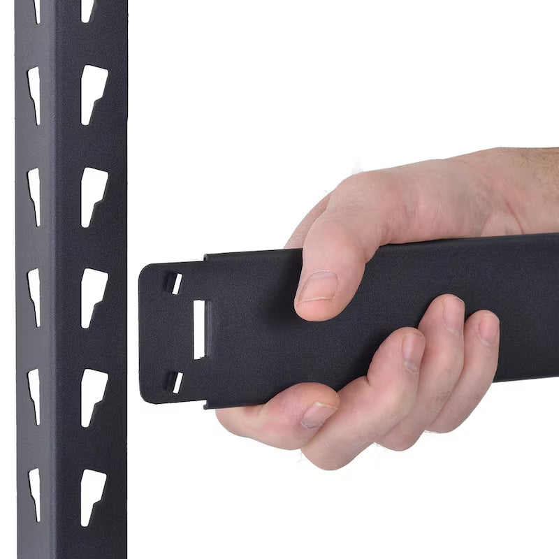 5-Tier Heavy Duty Steel Storage Shelving Unit in Black M2828