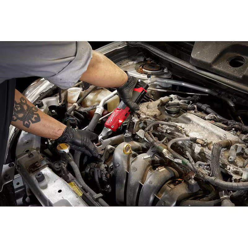 12V Lithium-Ion Brushless Cordless 1/4 in. Ratchet Kit with Batteries, Charger and Bag C79788