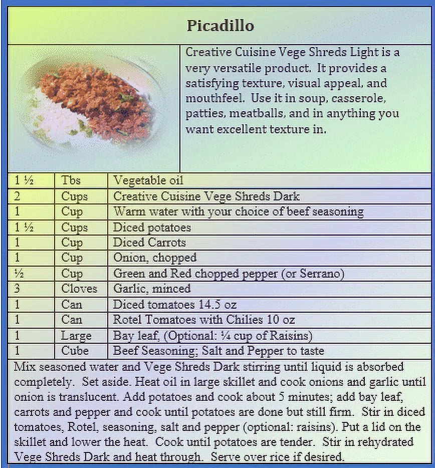 Shredded Beef and Chicken 12 Bags 7 oz T599
