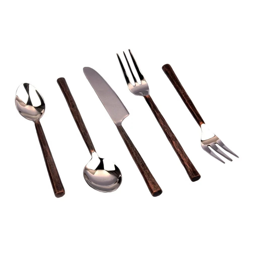 Copper Antique 20-piece Flatware Set A729778