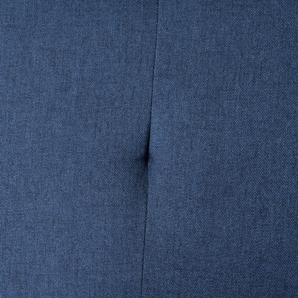 7 Piece Dark Blue Fabric Sectional Couch S506