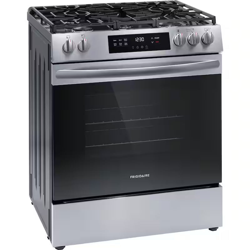 5 Burner Front Control Gas Range with Steam Clean in Stainless Steel Z31428