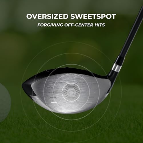 Titanium Driver Golf Club, Right-Handed, Graphite Shaft U55279
