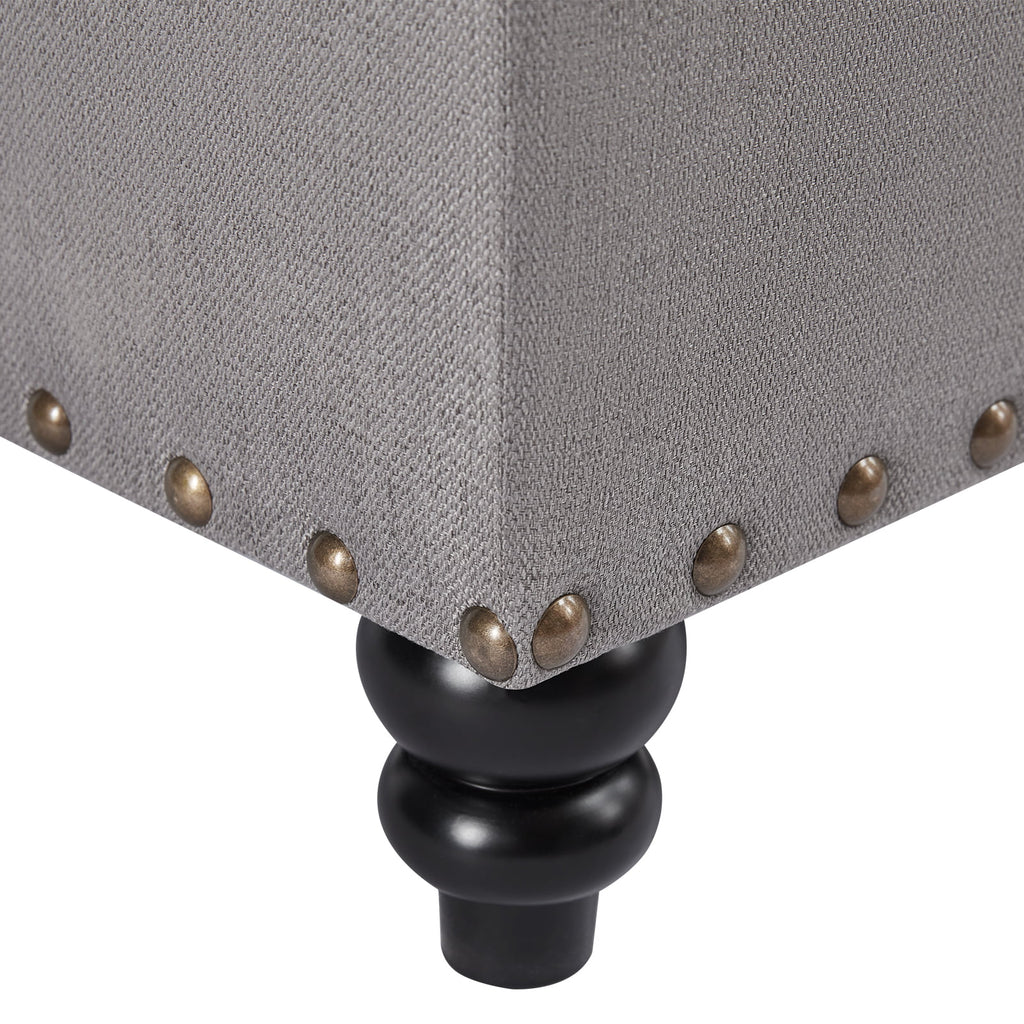 30" Square Lift Top Storage Ottoman Bench K6571