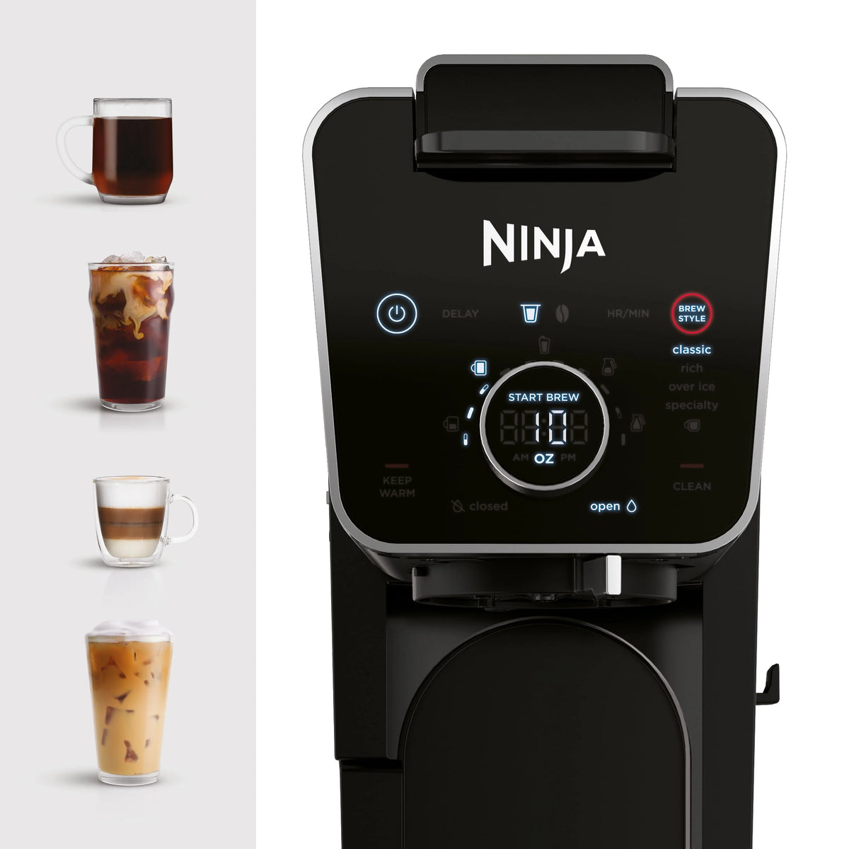 12-Cup Drip Coffee Maker with Glass Carafe O93551