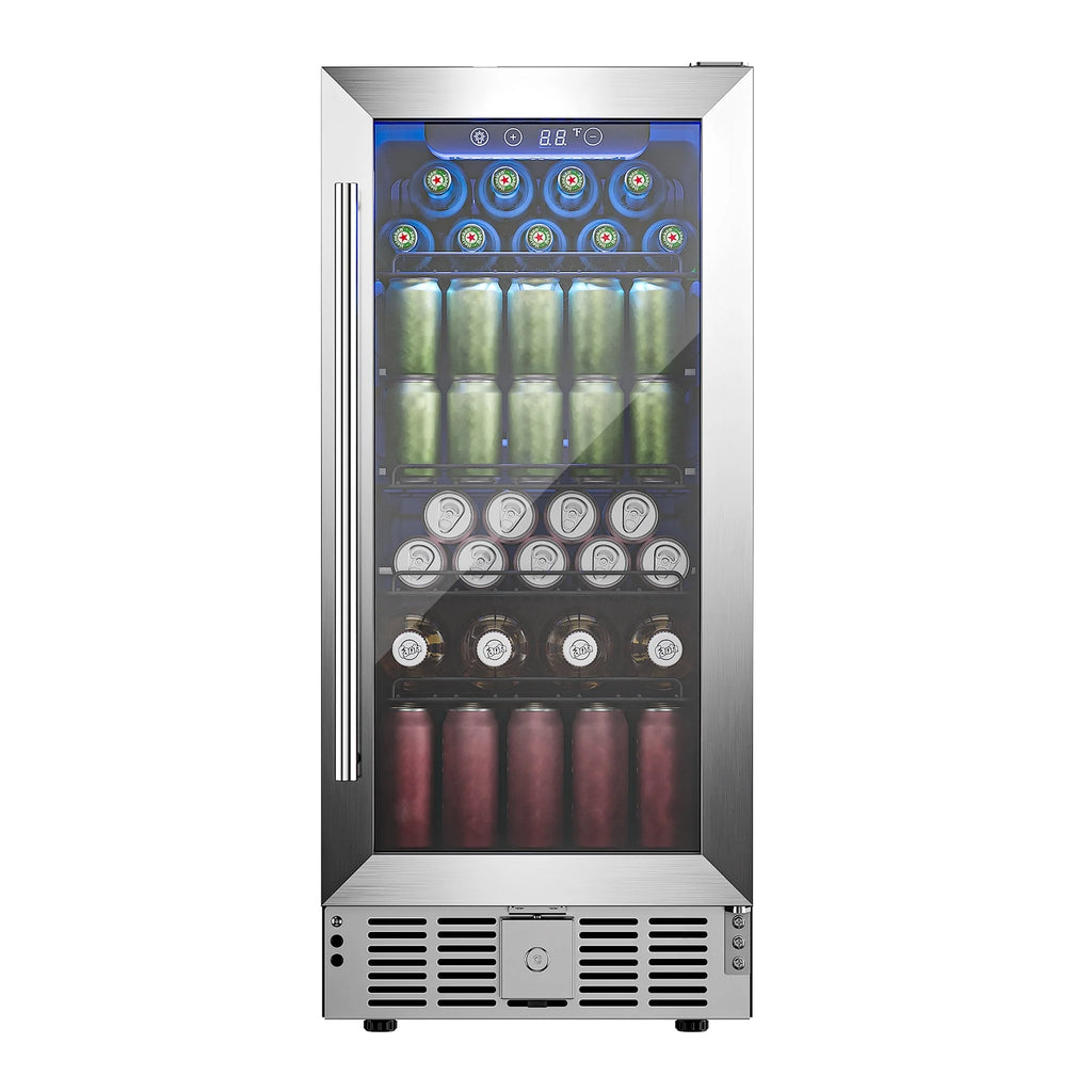 15" 32 Bottle Beverage Cooler with Glass Door Q1706