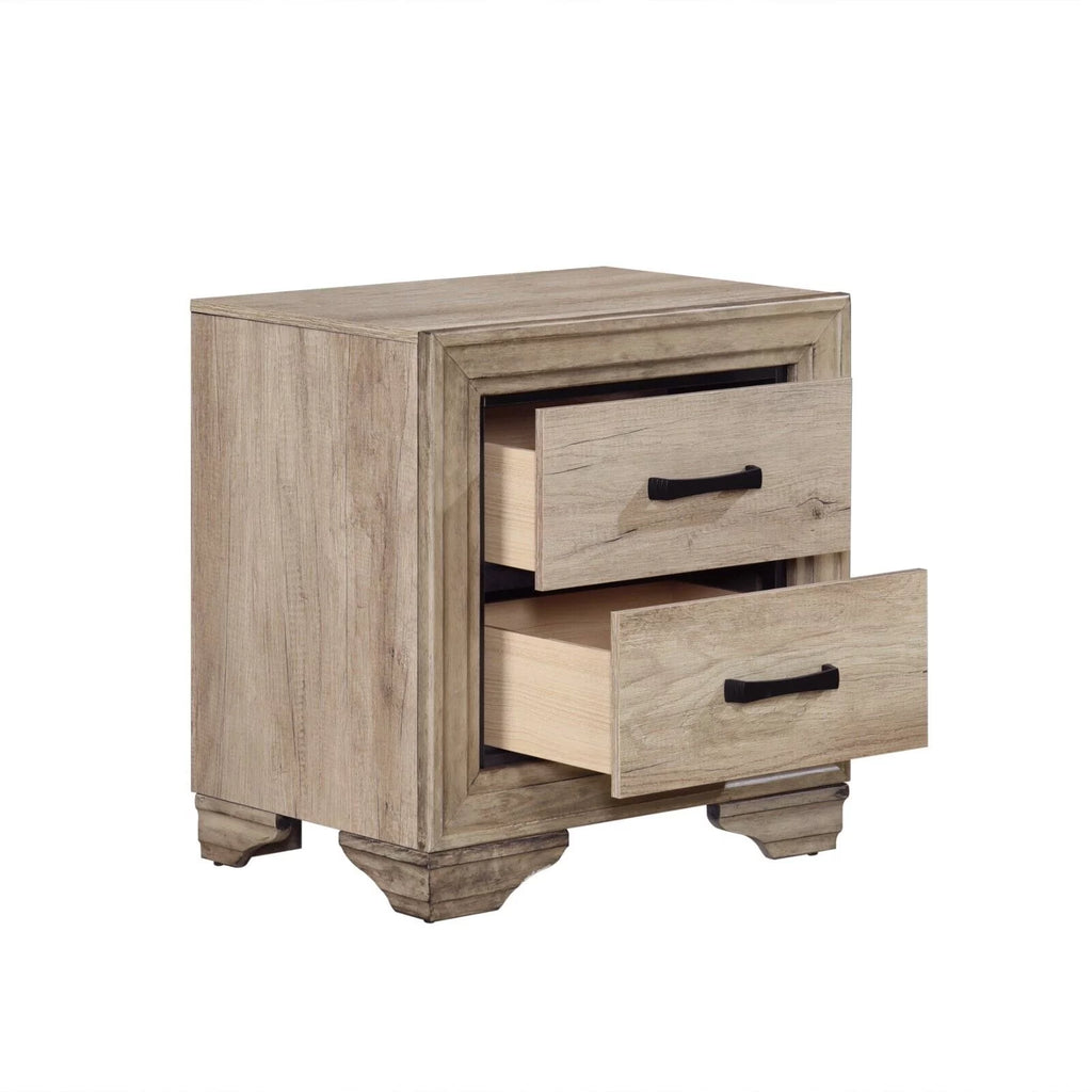California King 3pc Wooden Bedroom Set Q82575
