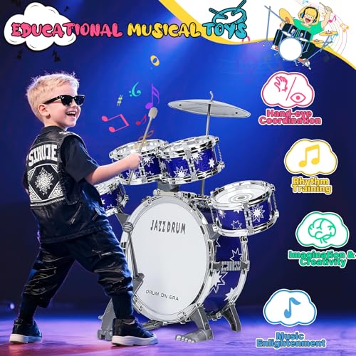 Kids Jazz Drum Set with Stool I187