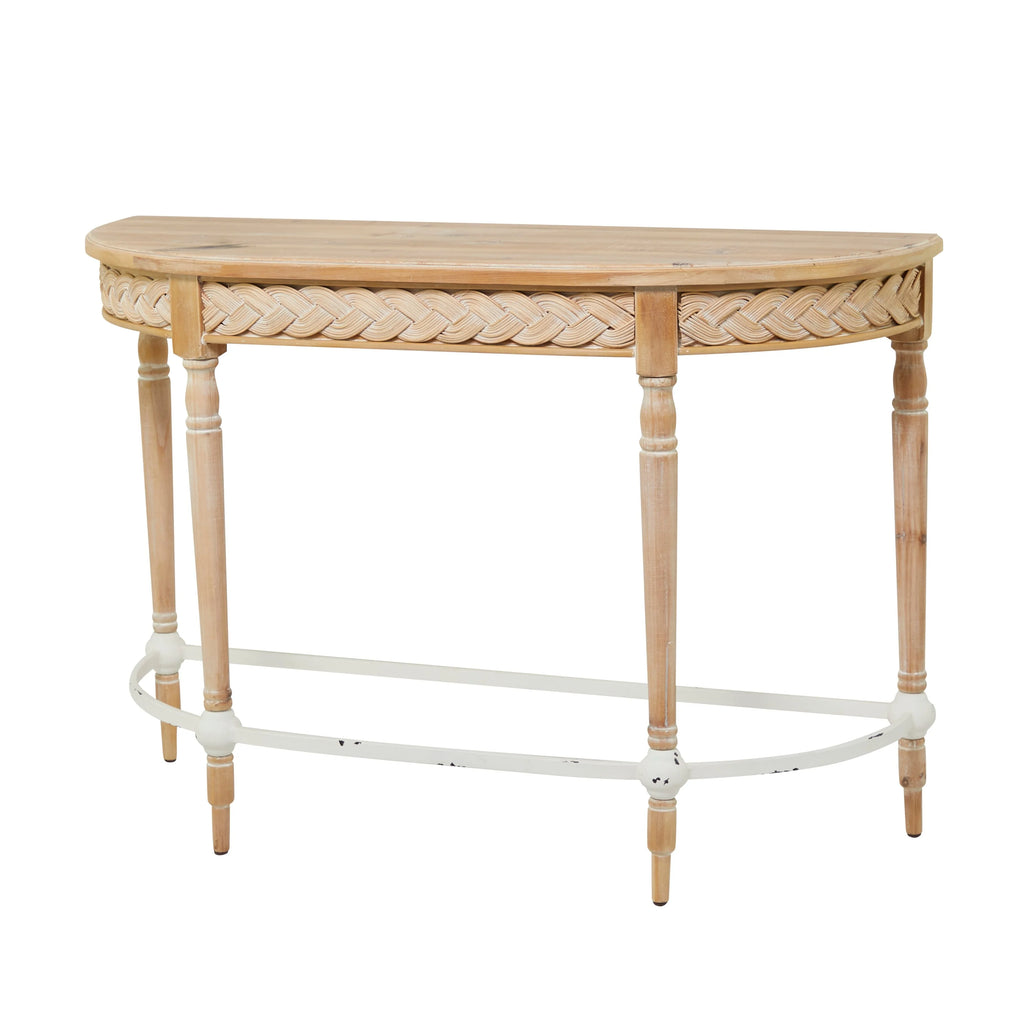 Brown Wood Console Table A571