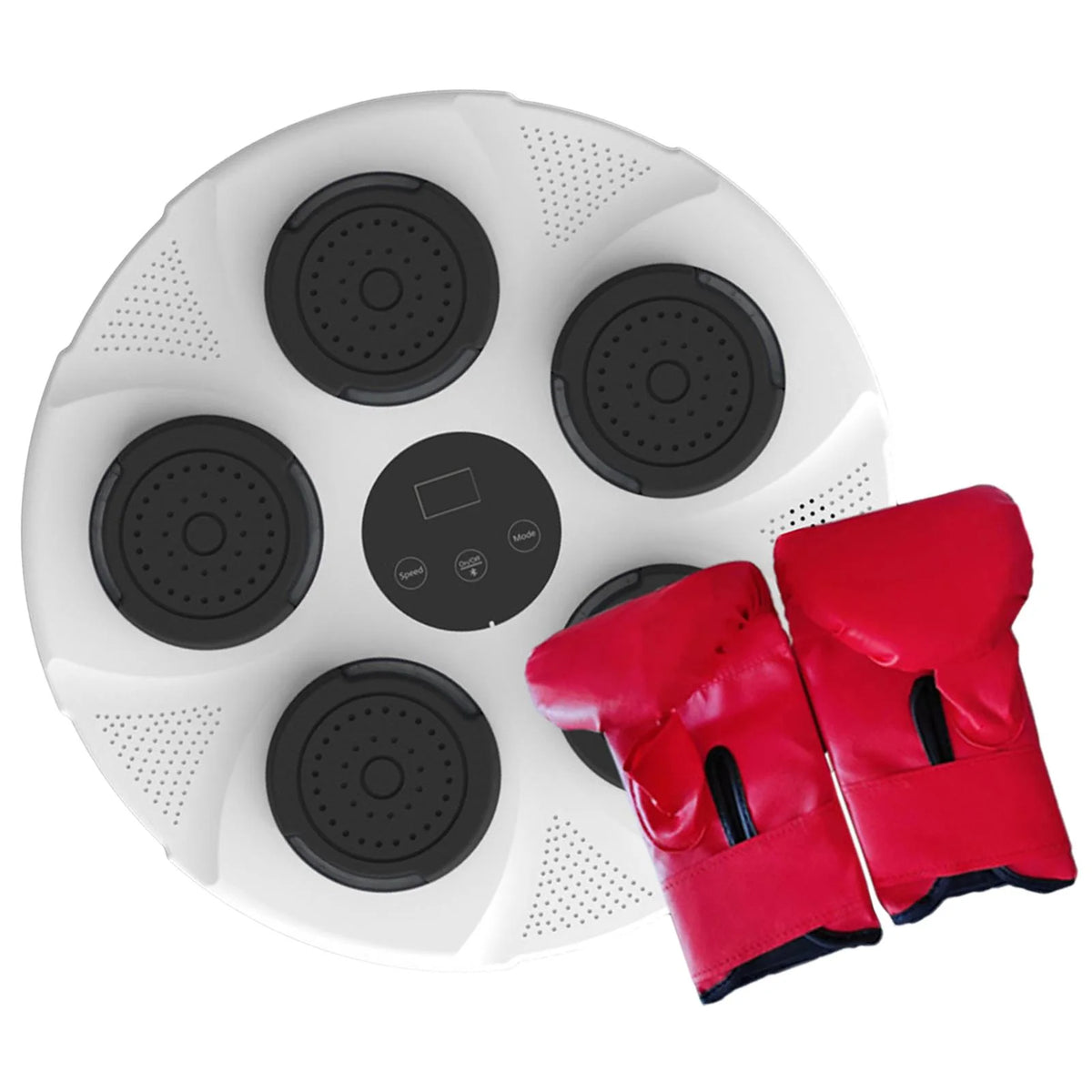 Music Boxing Machine Wall Target RGB Light Boxing Trainer White Q507