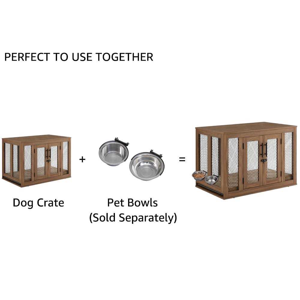 Furniture Style Dog Crate with Tray Q40279