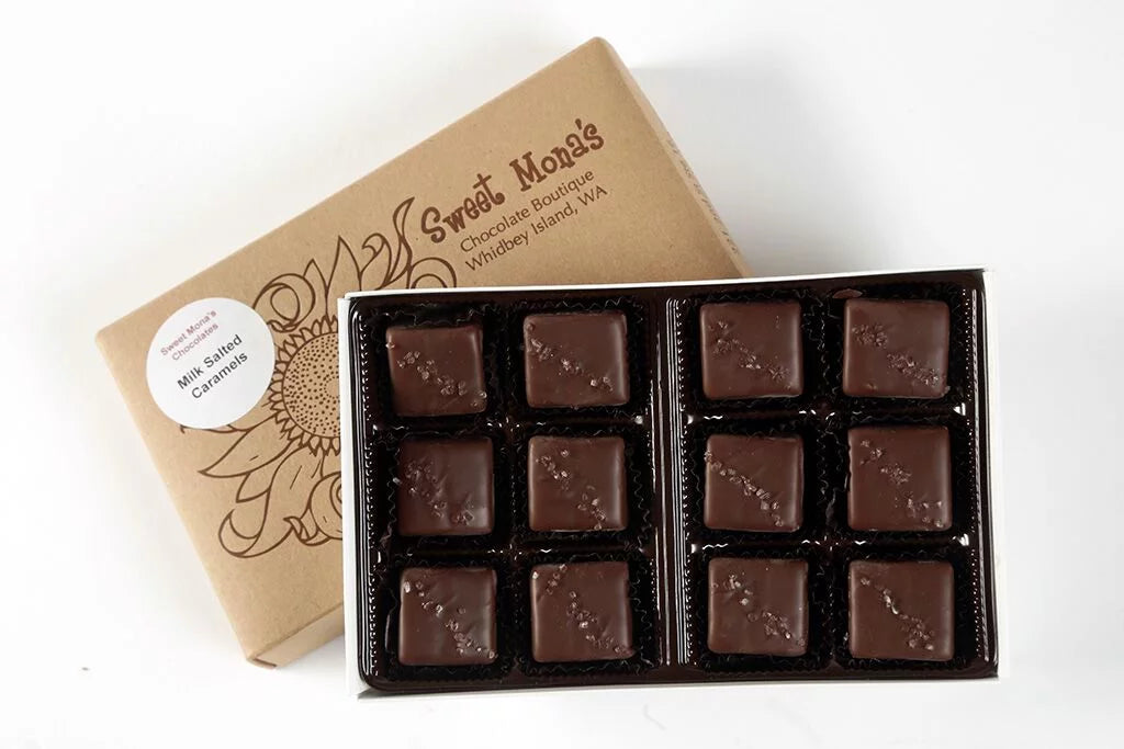 Chocolate Sea Salt Caramels 12-Piece Gift Box R5541