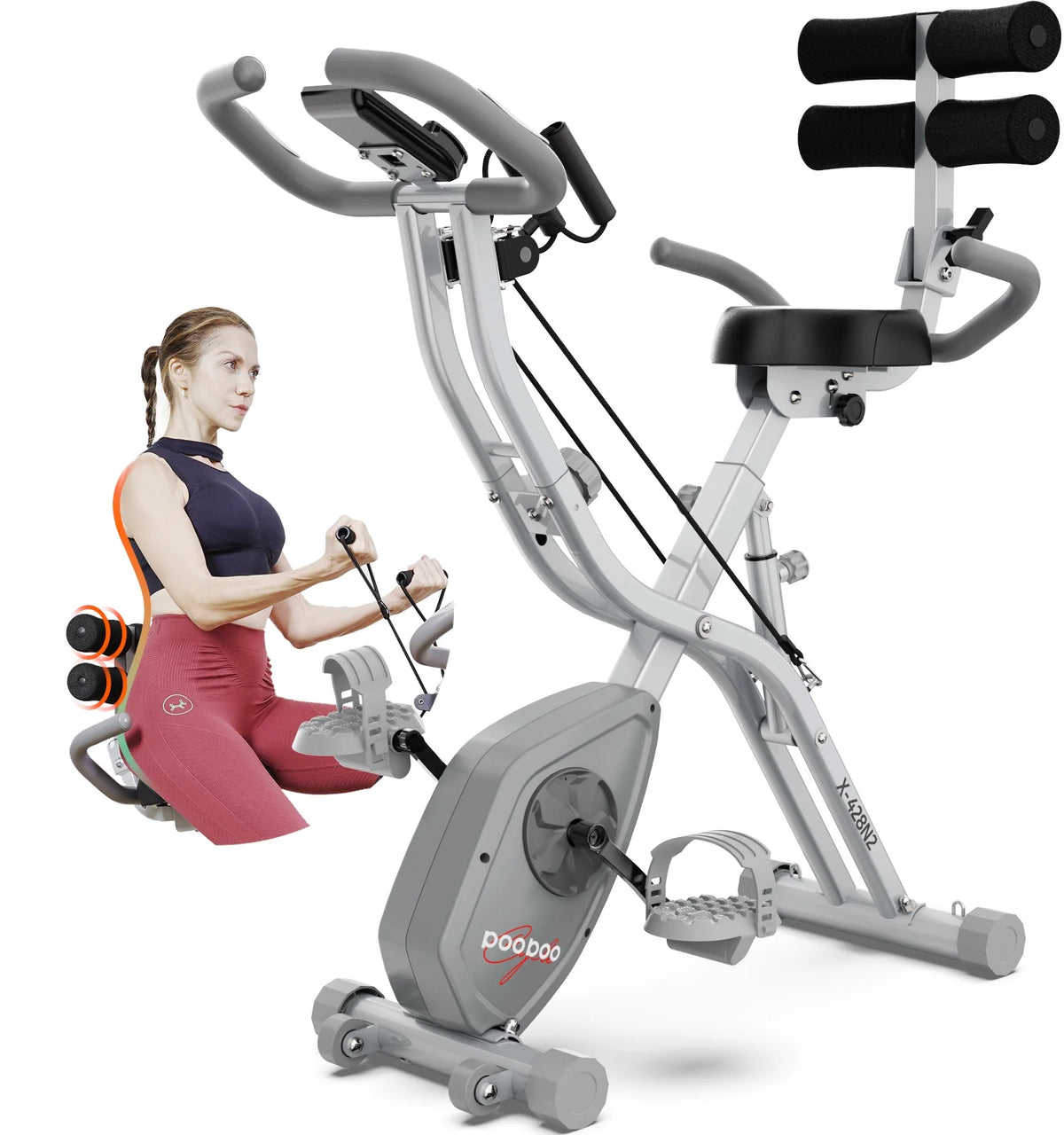 4in1 Folding Exercise Bike O661247