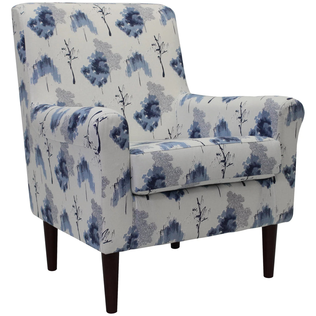 Light Navy Lounge Chair X1185