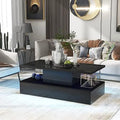 Modern High Glossy LED Coffee Table with 16 Colors Lights D554