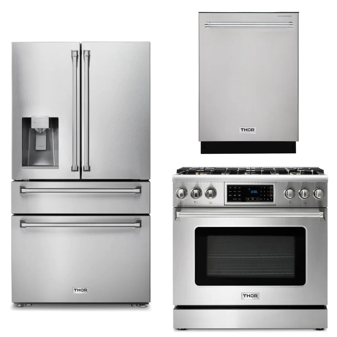 36 Propane Gas Range Refrigerator Dishwasher K63594