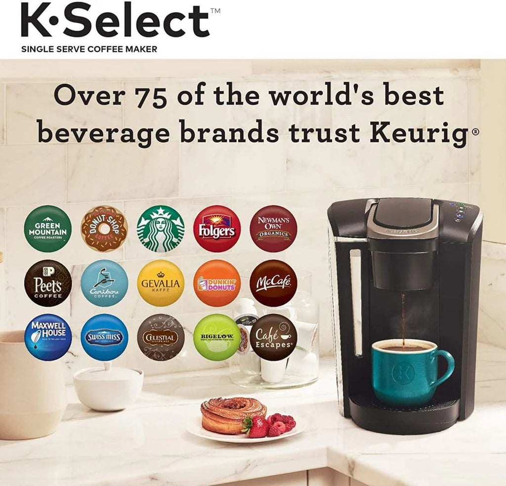 Single Serve K-Cup Pod Coffee Maker, Matte Black C271726
