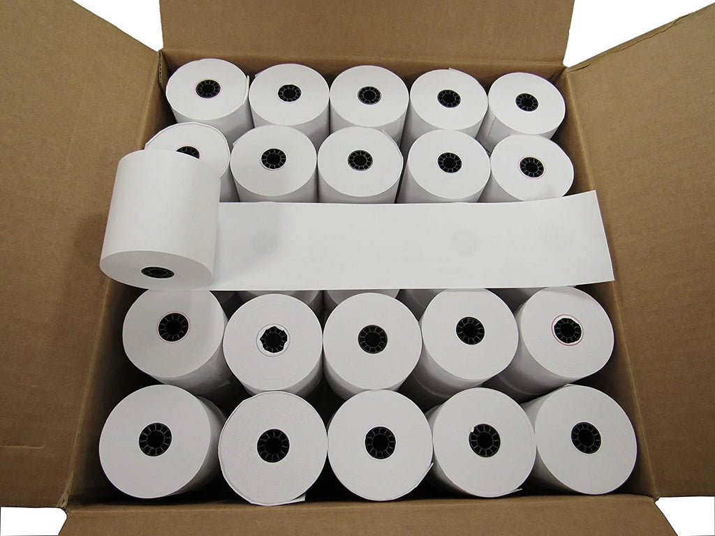Printer Paper 2 Cases 3" x 165' 1 Ply Bond Receipt Paper K418618