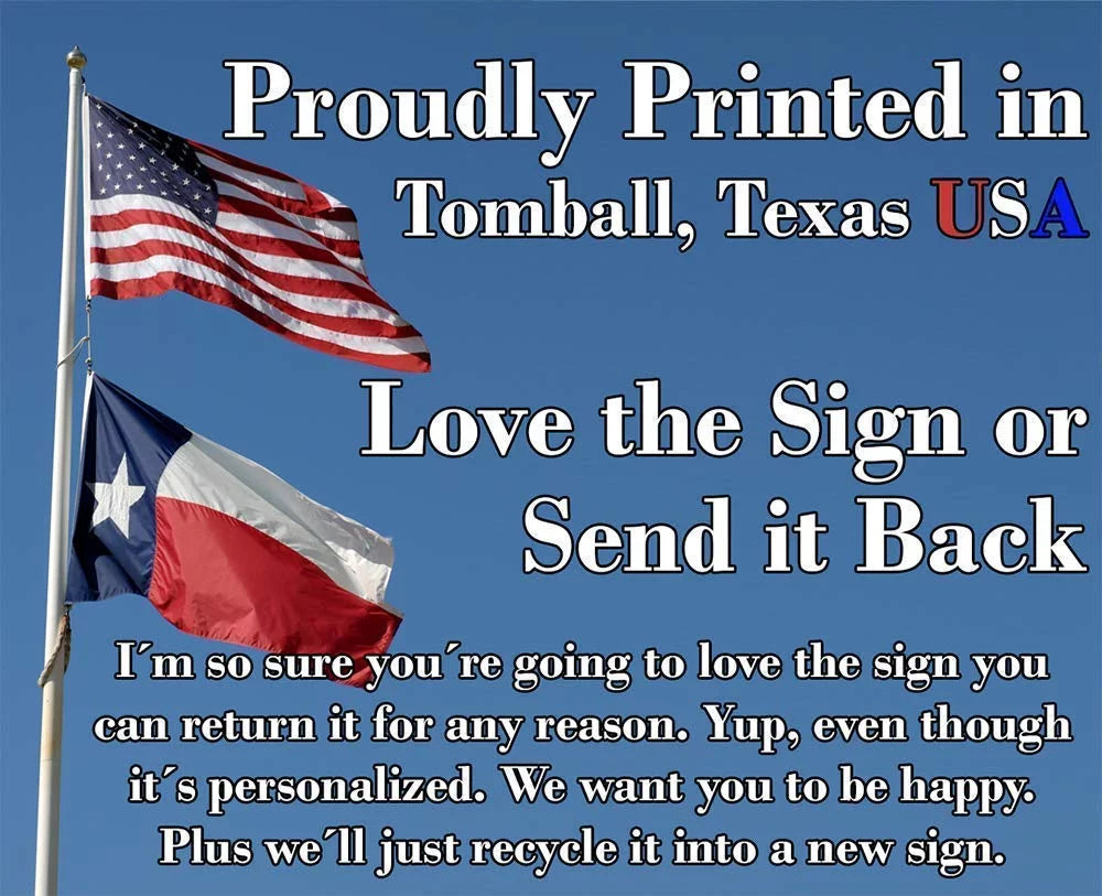 Metal Sign Indoor/Outdoor 12" x 18" X829959