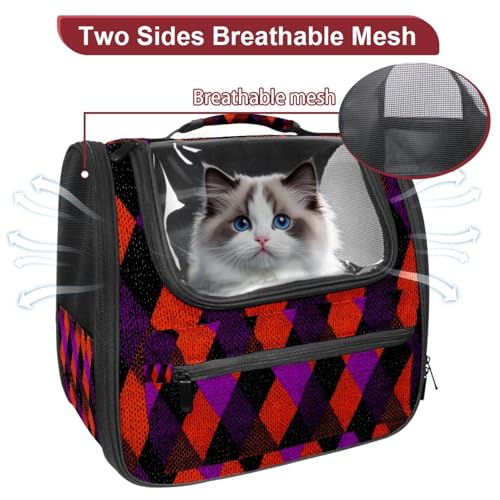 Breathable Mesh Pet Carrier Backpack E12466